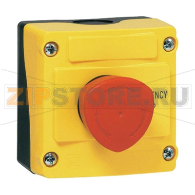 Кнопка аварийной остановки в корпусе 240 В/AC, 2.5 А, IP66, 1 шт Baco LBX10510 