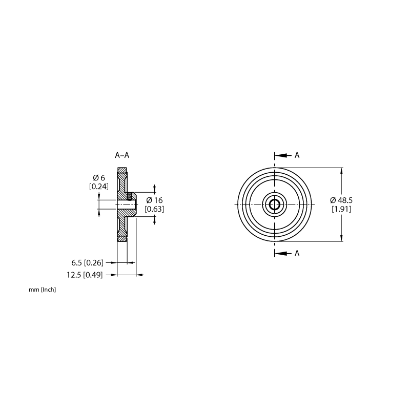 Колесо измерительное Turck RA-MW-B0-6.5-PS1-6 