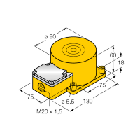 Датчик индуктивный Turck NI50-K90SR-Y1