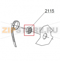 Шестигранная гайка средняя М8 DIHR GS 40