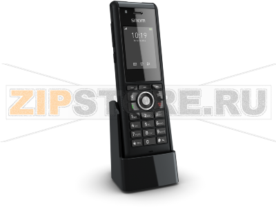 SNOM M85  Беспроводной DECT телефон промышленного назначения для базовых станций М300, М700 и М900. Цветной экран TFT высокого разрешения, 200 часов в режиме ожидания, Наличие функций сигнализации для повышения безопасности на рабочем месте: тревожная кно 