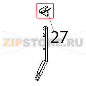 Input water tray Angelo Po FX101E1 Input water tray Angelo Po FX101E1Запчасть на деталировке под номером: 27