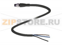 Кабель датчика-исполнительного устройства Cable connector V3S-GM-BK2M-PUR-U Pepperl+Fuchs