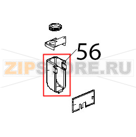 Cuffia copri camino fumi L.M. Unox XVC 104 Cuffia copri camino fumi L.M. Unox XVC 104Запчасть на деталировке под номером: 56