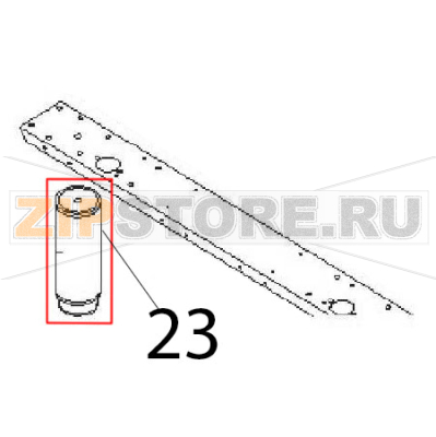 Foots 4 ass. y Angelo Po 1G1PE1EV Foots 4 ass. y Angelo Po 1G1PE1EVЗапчасть на деталировке под номером: 23
