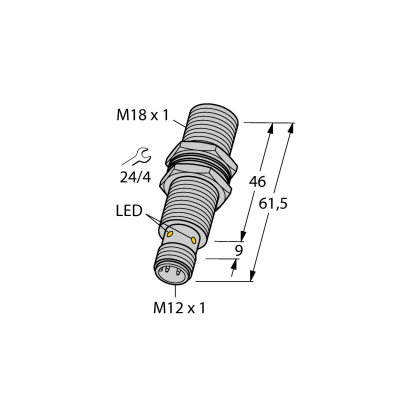Датчик индуктивный Turck BI5U-MT18M-VN4X-H1141 