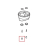Lower body-cap screw assembly Robot Coupe MP 450 Ultra Combi