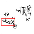 Scraper seat (stainless steel) Viatto HLS-1650A