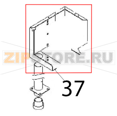 Term. block support Angelo Po 1G1PE2EV Term. block support Angelo Po 1G1PE2EVЗапчасть на деталировке под номером: 37