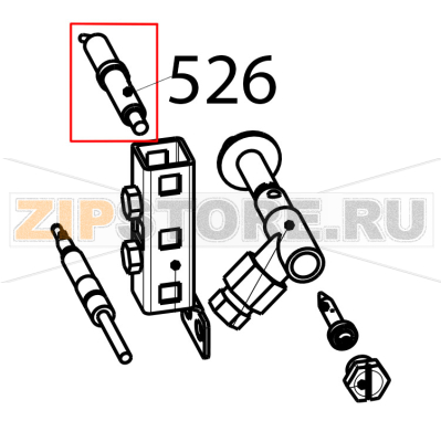 Spark plug Tecnoinox PPF70GG7 Spark plug Tecnoinox PPF70GG7Запчасть на деталировке под номером: 526