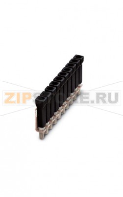 Перемычка Phoenix Contact LB 10-6 BK Полюсов: 10, Цвет: черный.Минимальный заказ: 10 шт.Упаковка: 10 шт.