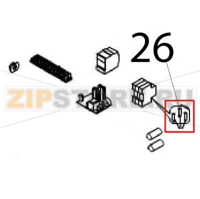 Fuse Angelo Po IS102SR Fuse Angelo Po IS102SRЗапчасть на деталировке под номером: 26