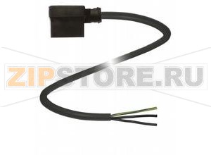 Разъём клапанов Valve Connector Cordset VMBI-2+P-2M-PUR Pepperl+Fuchs Описание оборудованияValve connector, Form B (Ind), 2+PE, PUR cable