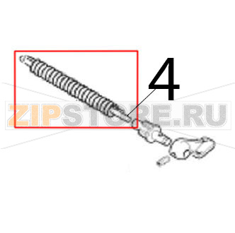 Hinge shaft Angelo Po 1G1BR1G Hinge shaft Angelo Po 1G1BR1GЗапчасть на деталировке под номером: 4