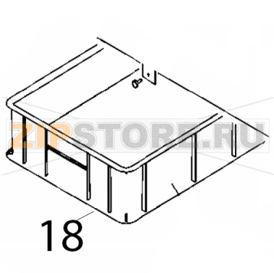 Drawer for crumbs Rollmatic CP 52 Drawer for crumbs Rollmatic CP 52Запчасть на деталировке под номером: 18