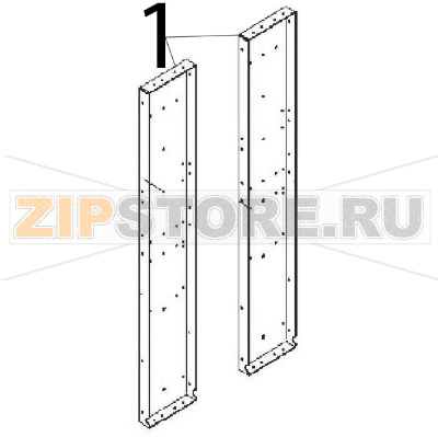 Vert. up right Angelo Po 1G1BR1G Vert. up right Angelo Po 1G1BR1GЗапчасть на деталировке под номером: 1