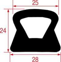 GUARNIZIONE PORTA FORNO 1750x620x1750 mm