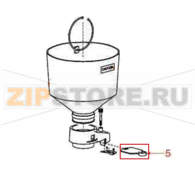 Closing sheet for coffee hopper Mazzer Royal Electronik Closing sheet for coffee hopper Mazzer Royal&nbsp;Electronik

Запчасть на сборочном чертеже под номером: 5

Название запчасти Mazzer на английском языке: Closing sheet for coffee hopper Mazzer Royal&nbsp;Electronik