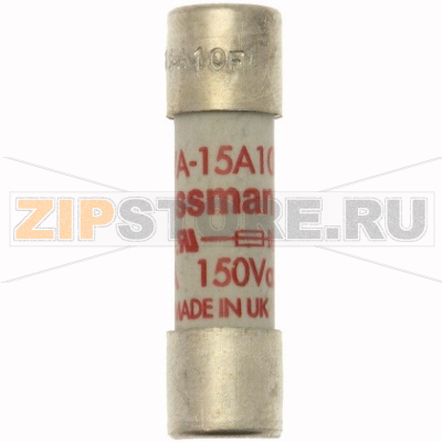 Предохранитель, 15 A, AC 150 В, DC 150 В, 100 кА, 10x38 мм, aR, UL Eaton SEMI-COND FUSE 15A 150V 