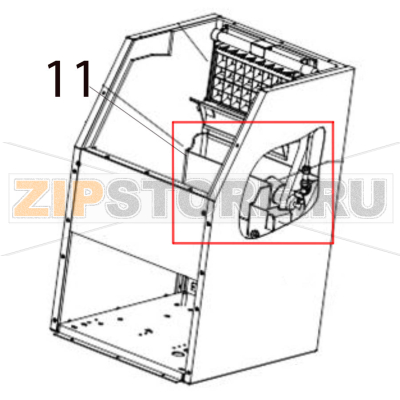 Water tank Hurakan HKN-IMC30 Water tank Hurakan HKN-IMC30Запчасть на деталировке под номером: 11