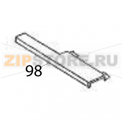 Shield plate Sato M84Pro Shield plate Sato M84ProЗапчасть на деталировке под номером: 98Название запчасти на английском языке: Shield plate Sato M84Pro.