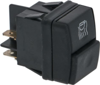 BIPOLAR SWITCH BLACK 12A 250V