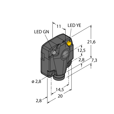 Датчик фотоэлектрический Turck Q106EQ 