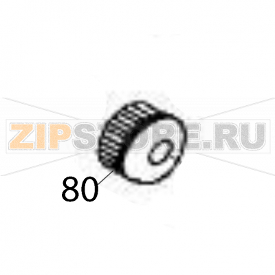 Pulley (22) Sato M84Pro Pulley (22) Sato M84ProЗапчасть на деталировке под номером: 80Название запчасти на английском языке: Pulley (22) Sato M84Pro.