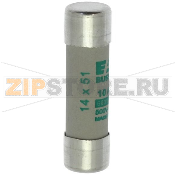 Предохранитель, 1 A, AC 690 В, 80 кА, 14x51 мм, aM, IEC Eaton CYLINDRICAL FUSE 14x51 1A AM 690V 