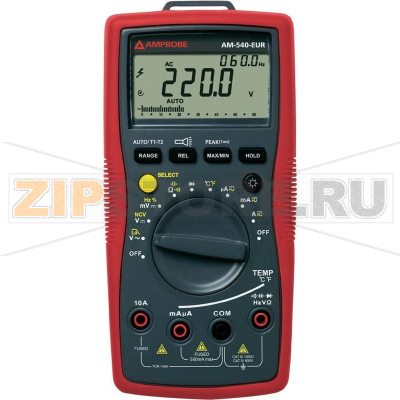 Мультиметр цифровой, CAT III 1000 В, CAT IV 600 В, 6000 точек Beha Amprobe AM-540-EUR 