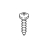 Screw TCB TORX 10 3,5x16 plast. zn-b Saeco Talea Giro