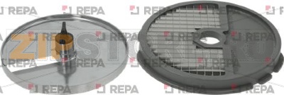 ДИСКОВАЯ НАСАДКА ДЛЯ ОВОЩЕРЕЗКИ 10X10X10 ММ В РАЗОБРАННОМ ВИДЕ 