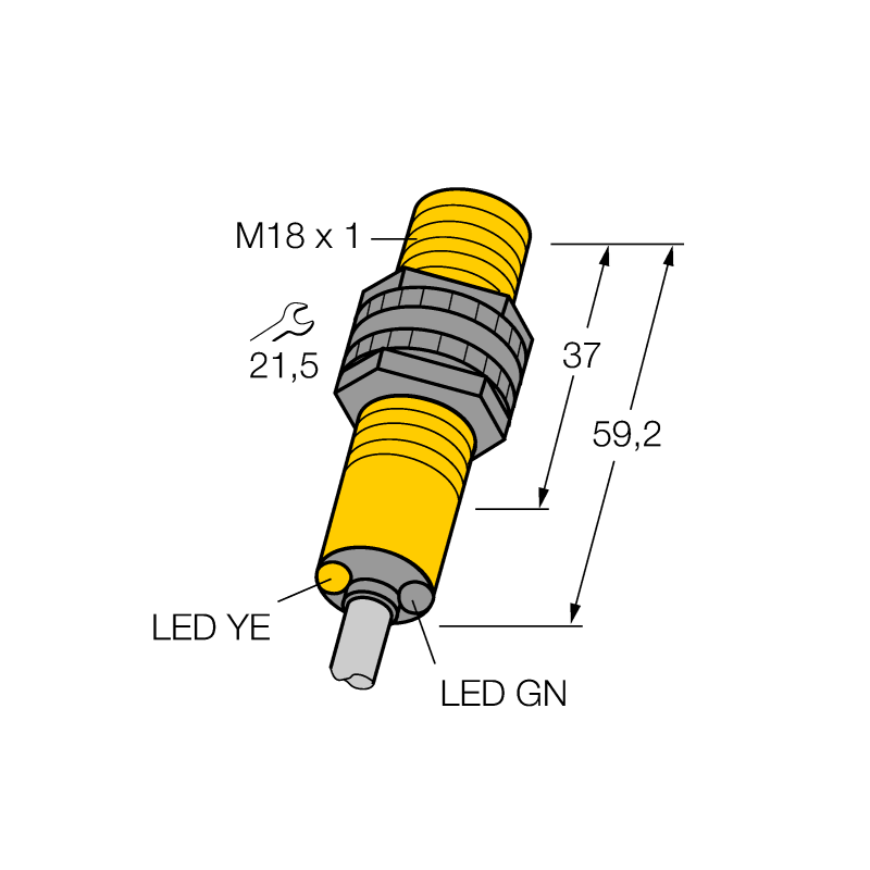 Датчик фотоэлектрический Turck S18SN6D 