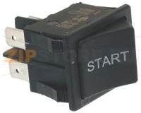 BLACK BIPOLAR SWITCH 16A 250V