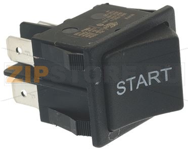 BLACK BIPOLAR SWITCH 16A 250V 