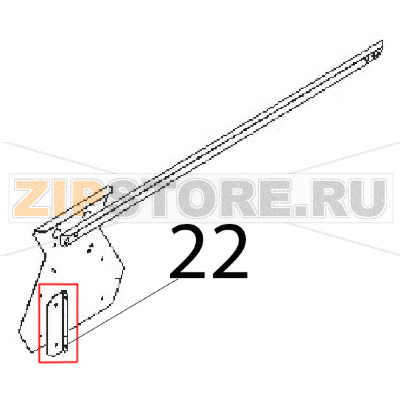 Supporto L Angelo Po 0G1BR3E Supporto L Angelo Po 0G1BR3EЗапчасть на деталировке под номером: 22