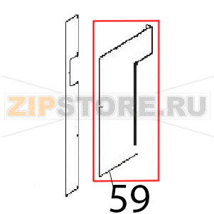 Guard L strip for circuit Angelo Po FM1221E1 Guard L strip for circuit Angelo Po FM1221E1Запчасть на деталировке под номером: 59