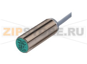 Индуктивный датчик Inductive sensor NJ5-18GM50-A2 Pepperl+Fuchs General specificationsSwitching functioncomplementaryOutput typePNPRated operating distance5 mmInstallationflushOutput polarityDCAssured operating distance0 ... 4.05 mmReduction factor rAl 0.4Reduction factor rCu 0.35Reduction factor r304 0.7Nominal ratingsOperating voltage10 ... 60 VSwitching frequency0 ... 500 HzHysteresistyp. 5  %Reverse polarity protectionreverse polarity protectedShort-circuit protectionpulsingVoltage drop&le 3 VOperating current0 ... 400 mAOff-state current0 ... 0.5 mANo-load supply current&le 15 mASwitching state indicatorall direction LED, yellowFunctional safety related parametersMTTFd1000 aMission Time (TM)20 aDiagnostic Coverage (DC)0 %Approvals and certificatesUL approvalcULus Listed, General PurposeCSA approvalcCSAus Listed, General PurposeCCC approvalCertified by China Compulsory Certification (CCC)Ambient conditionsAmbient temperature-25 ... 70 °C (-13 ... 158 °F)Storage temperature-40 ... 85 °C (-40 ... 185 °F)Mechanical specificationsConnection typecable PVC , 2 mCore cross-section0.5 mm2Housing materialStainless steel 1.4305 / AISI 303Sensing facePBTHousing diameter18 mmDegree of protectionIP67