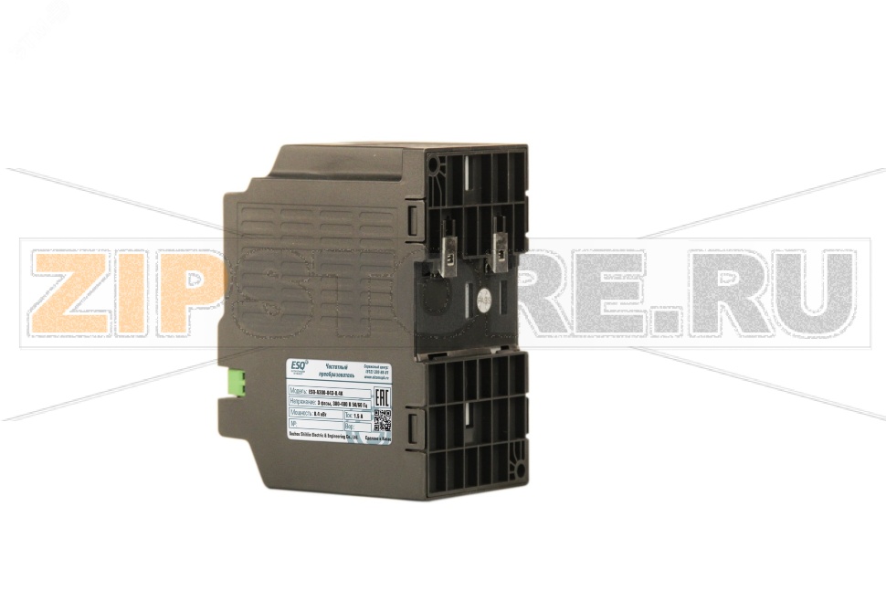 Преобразователь частоты 0.4 кВт, 380 В, 1.5 А, IP20 ESQ 08.04.304377 