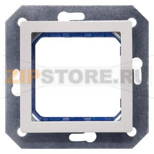 DELTA I-SYSTEM ТИТАНОВО-БЕЛЫЙ 1-МЕСТН. СОЕДИНИТЕЛЬНАЯ РАМКА Siemens 5TG2010 