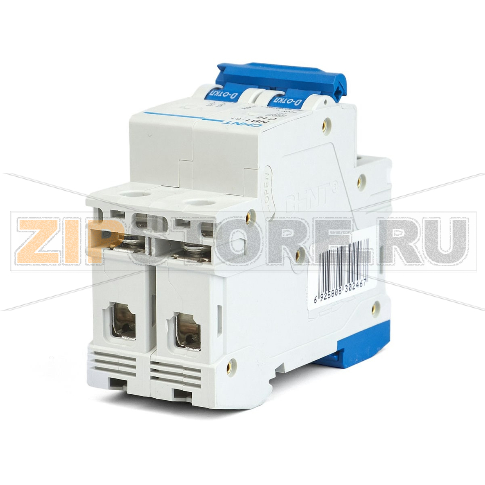 Выключатель автоматический 16 А, 6 кА, 2 полюса Chint NB1-63 