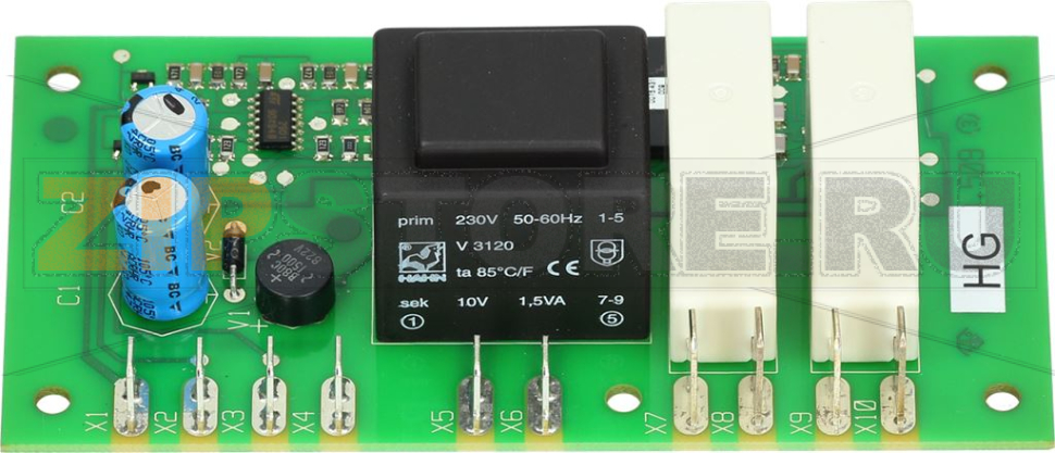 ЭЛЕКТРОННАЯ ПЛАТА 230V 123X65 ММ 