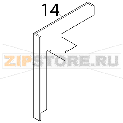 Back panel Silanos N700 PS Back panel Silanos N700 PSЗапчасть на деталировке под номером: 14