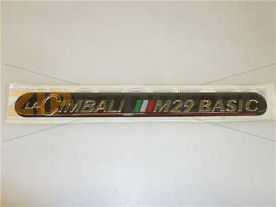 TARGA ADESIVA LA CIMBALI M29 BASIC 