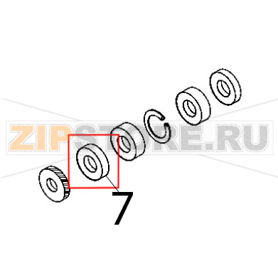 Уплотнитель ø20xø47x8 Fimar 12/TS Уплотнитель ø20xø47x8 Fimar 12/TSЗапчасть на деталировке под номером: 7