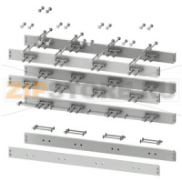 SIVACON S4 EBS holder and drawings for copper connection to main busbar SENTRON 3WL1363 withdrawable connection Width 1000 mm for modular door Siemens 8PQ6000-5BA35