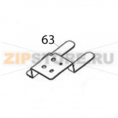 Lift plate Sato TG308 Lift plate Sato TG308Запчасть на деталировке под номером: 63Название запчасти на английском языке: Lift plate Sato TG308.