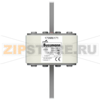 Предохранитель, 1800 A, AC 550 В, 200 кА, 3, 76x90x139 мм, aR, DIN, IEC Eaton FUSE 2000A 550V 3