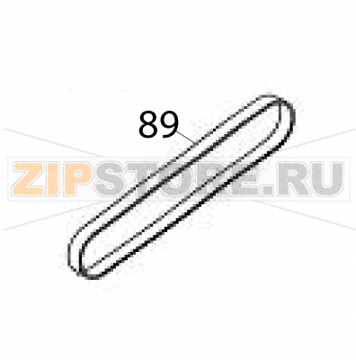 Timing belt Sato TG308 Timing belt Sato TG308Запчасть на деталировке под номером: 89Название запчасти на английском языке: Timing belt Sato TG308.