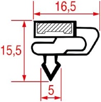 SNAP-IN GASKET 1340x595 mm